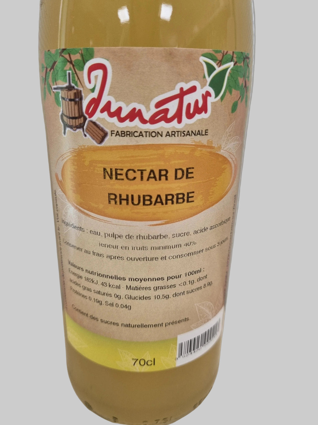 Nectar de rhubarbe - 70cl