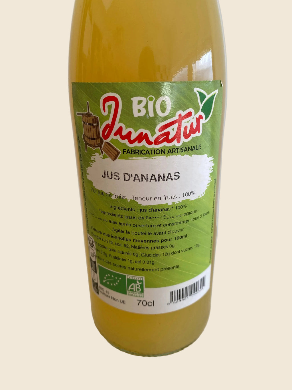 Jus d'Ananas Bio - 70cl