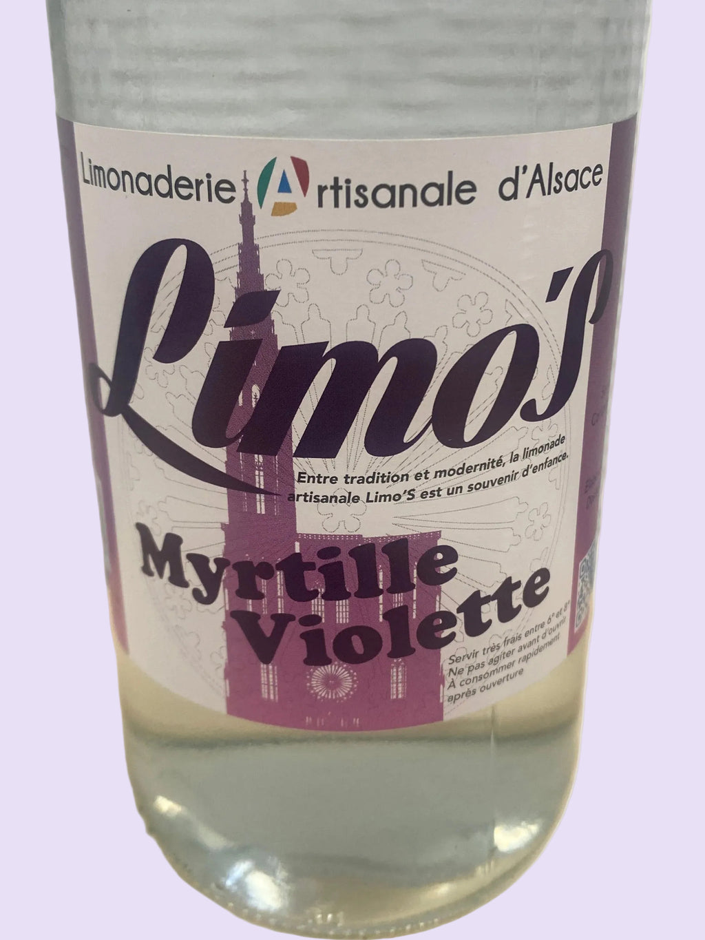 Limonade Limo's Myrtille et Violette - 70cl
