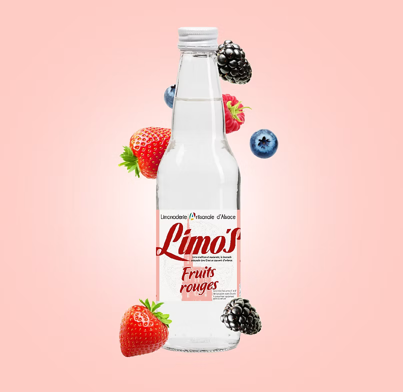 Limonade Limos Fruits Rouges 33cl Junatur