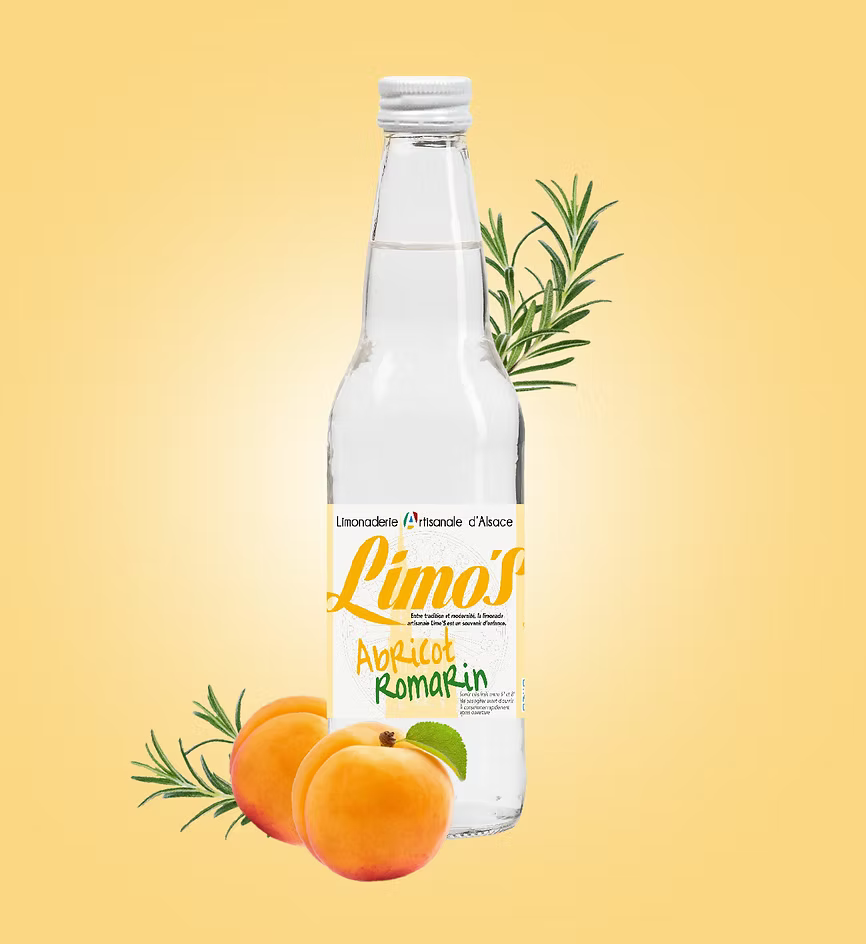Limonade Limo's Abricot Romarin 33cl