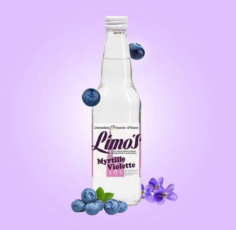 Limos Limonade Myrtille Violette 33cl