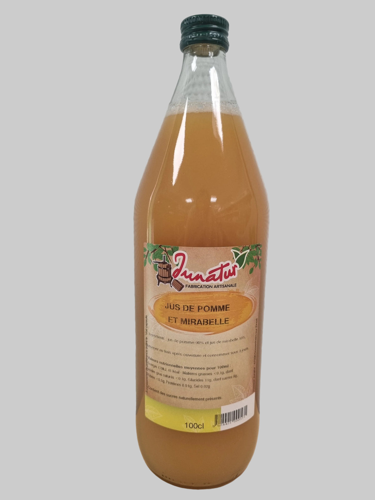 Jus de pomme et mirabelle Junatur 1L