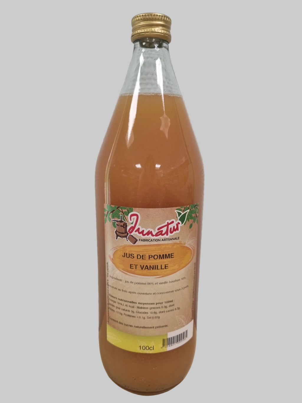 Jus de pomme et vanille 1 Junatur