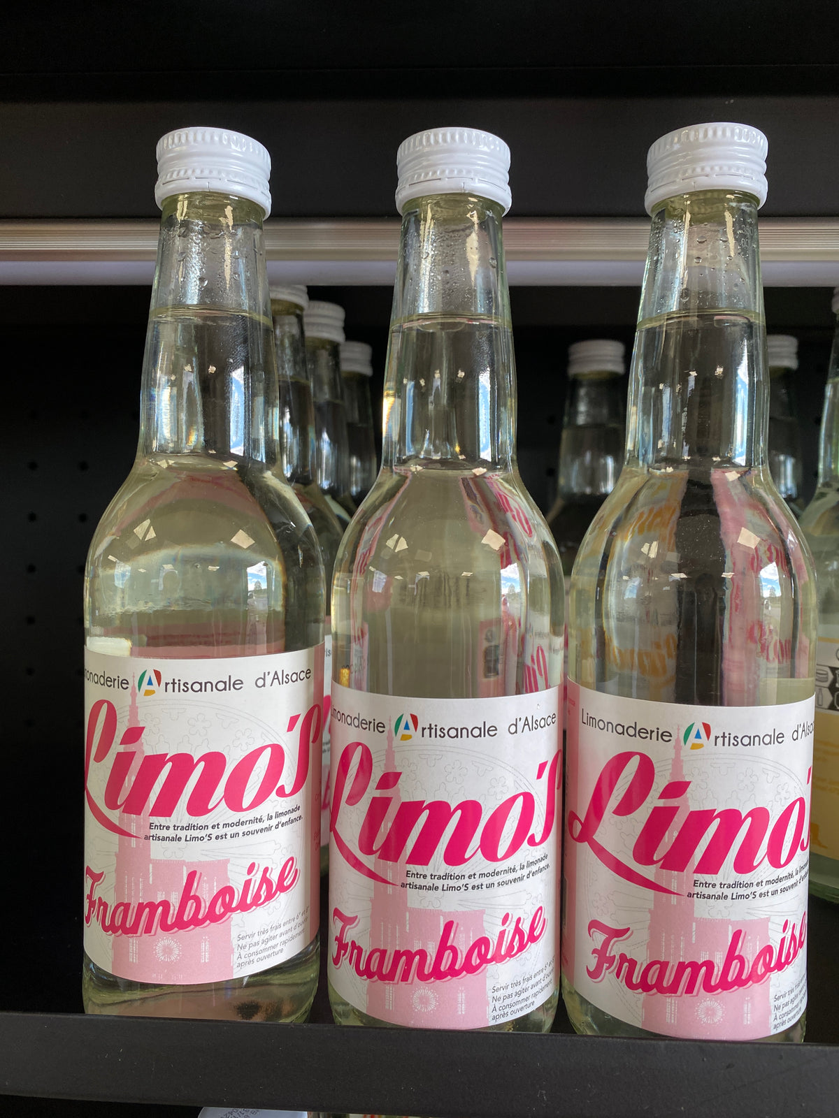 Limo's Limonade framboise 33cl - Junatur