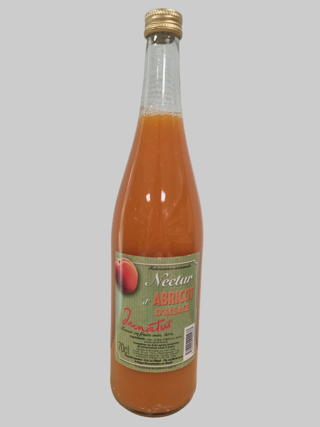 Nectar d'abricot d'Alsace Junatur 70cl