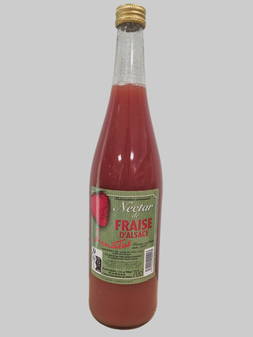 Nectar de fraise d'Alsace Junatur 70cl
