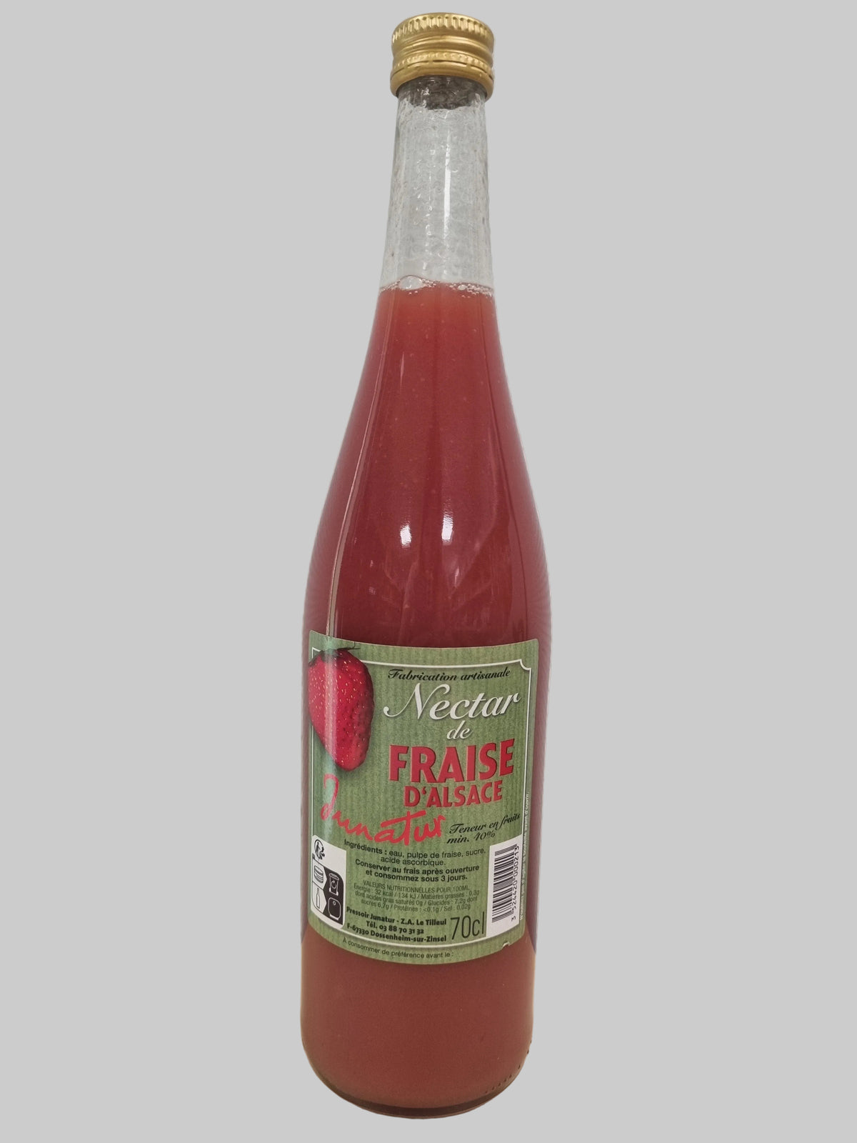 Nectar de fraise d'Alsace Junatur 70cl