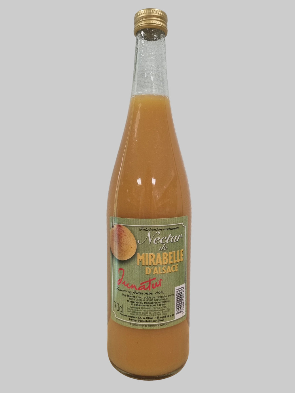 Nectar de mirabelle d'Alsace Junatur 70cl