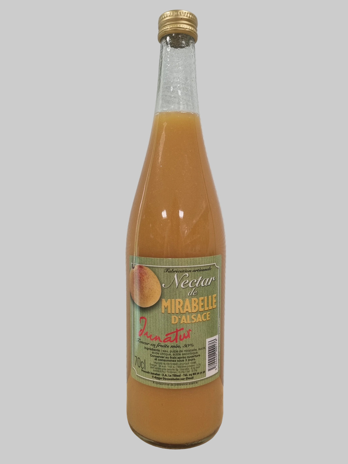 Nectar de mirabelle d'Alsace Junatur 70cl